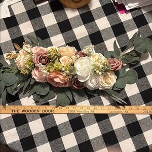 Floral Arrangement with Roses and Greenery